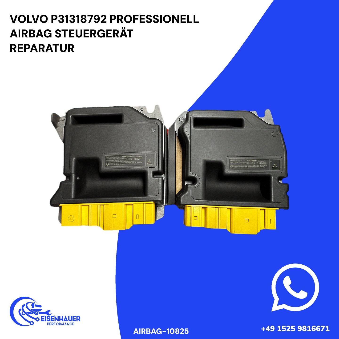 Volvo P31318792 Professionell Airbag Steuergerät Reparatur