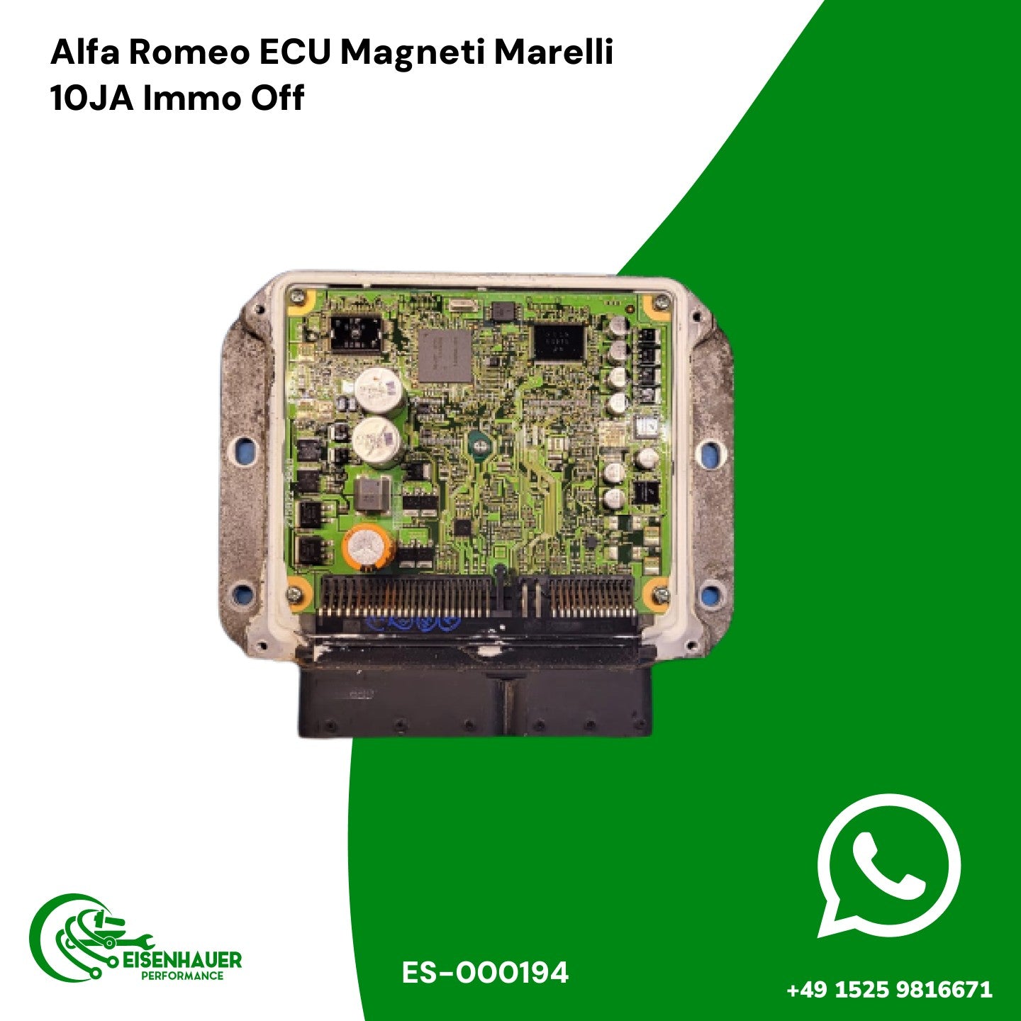 Alfa Romeo ECU Magneti Marelli 10JA Immo Off