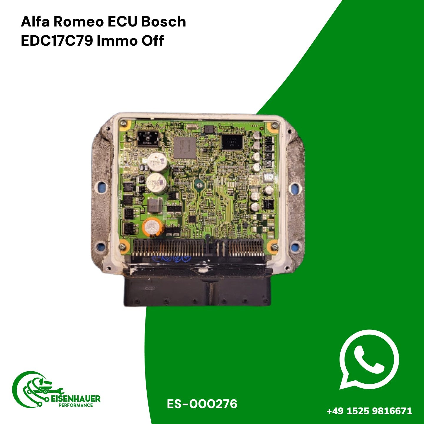 Alfa Romeo ECU Bosch EDC17C79 Immo Off