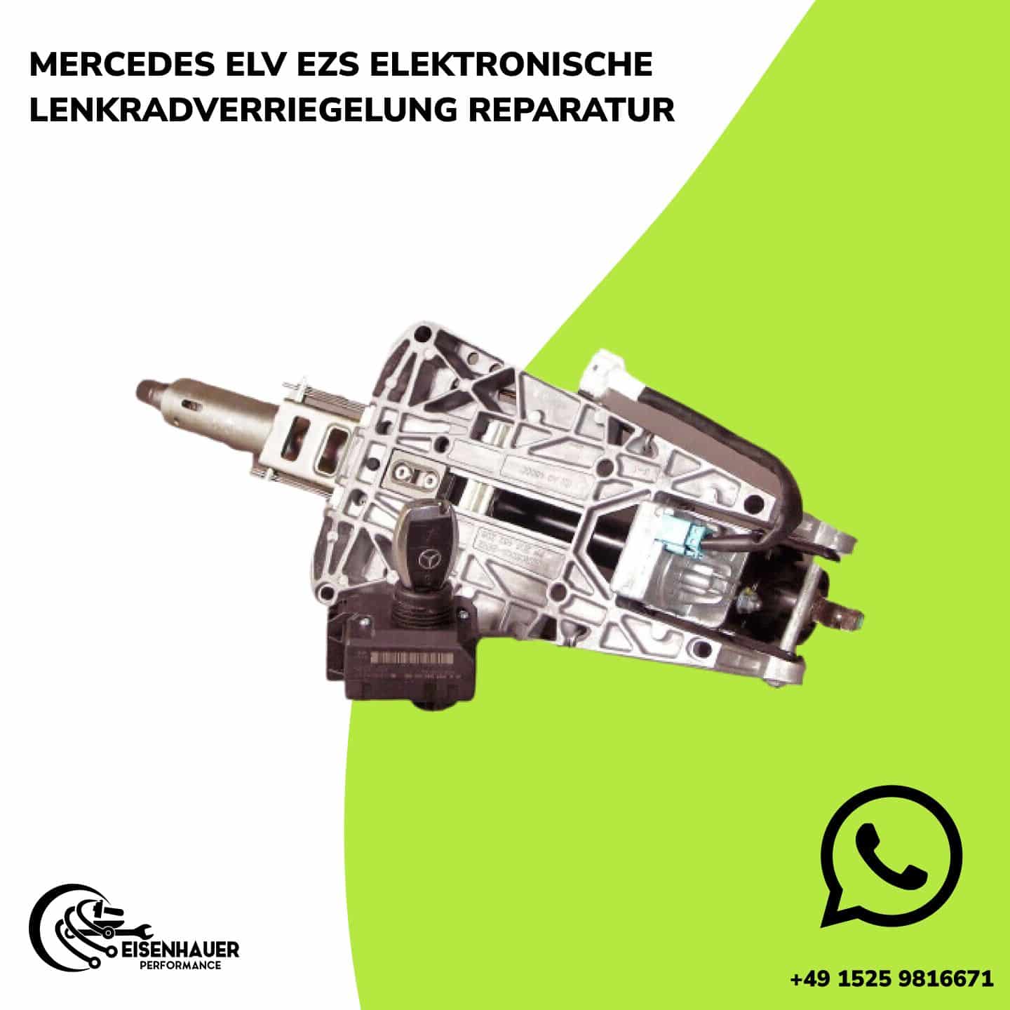 Mercedes ELV EZS elektronische Lenkradverriegelung Professionell Reparatur