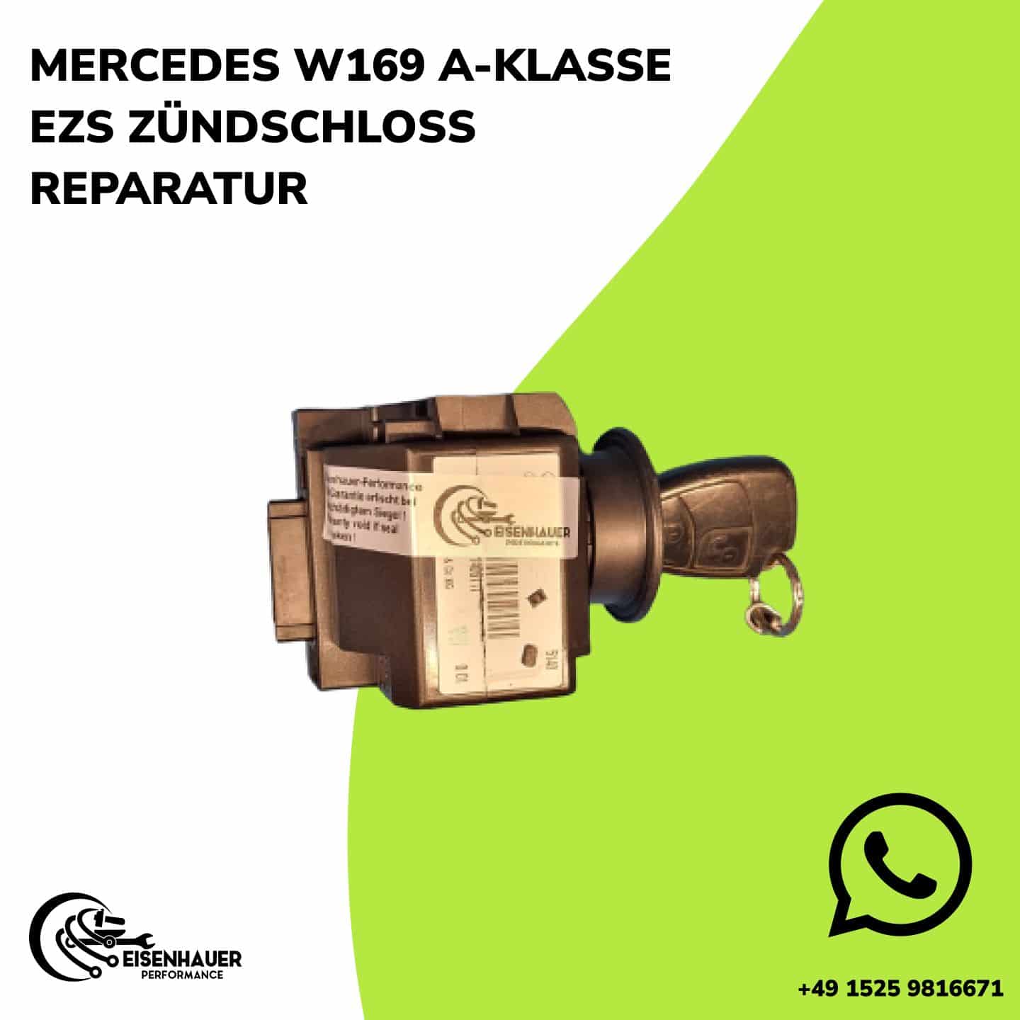 Mercedes W169 A-Klasse EZS Zündschloss Professionell Reparatur