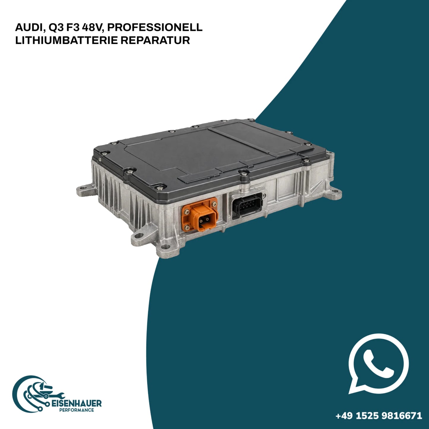 AUDI, Q3 F3 48V, PROFESSIONELL LITHIUMBATTERIE REPARATUR