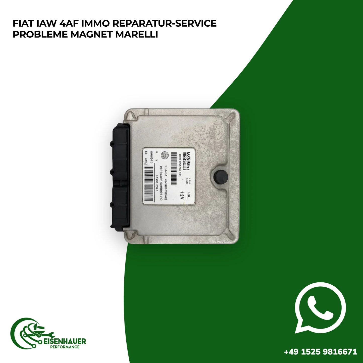Fiat IAW 4AF IMMO Reparatur Service Probleme Magnet Marelli