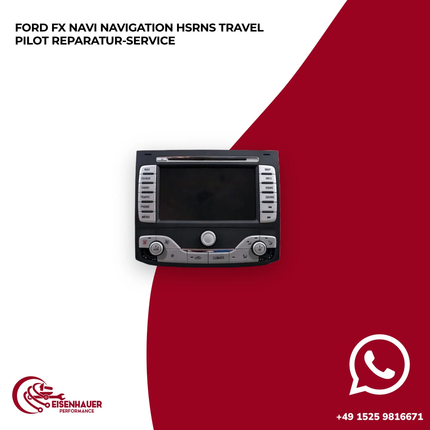 Ford FX Navi Navigation HSRNS Travel Pilot Reparatur Service
