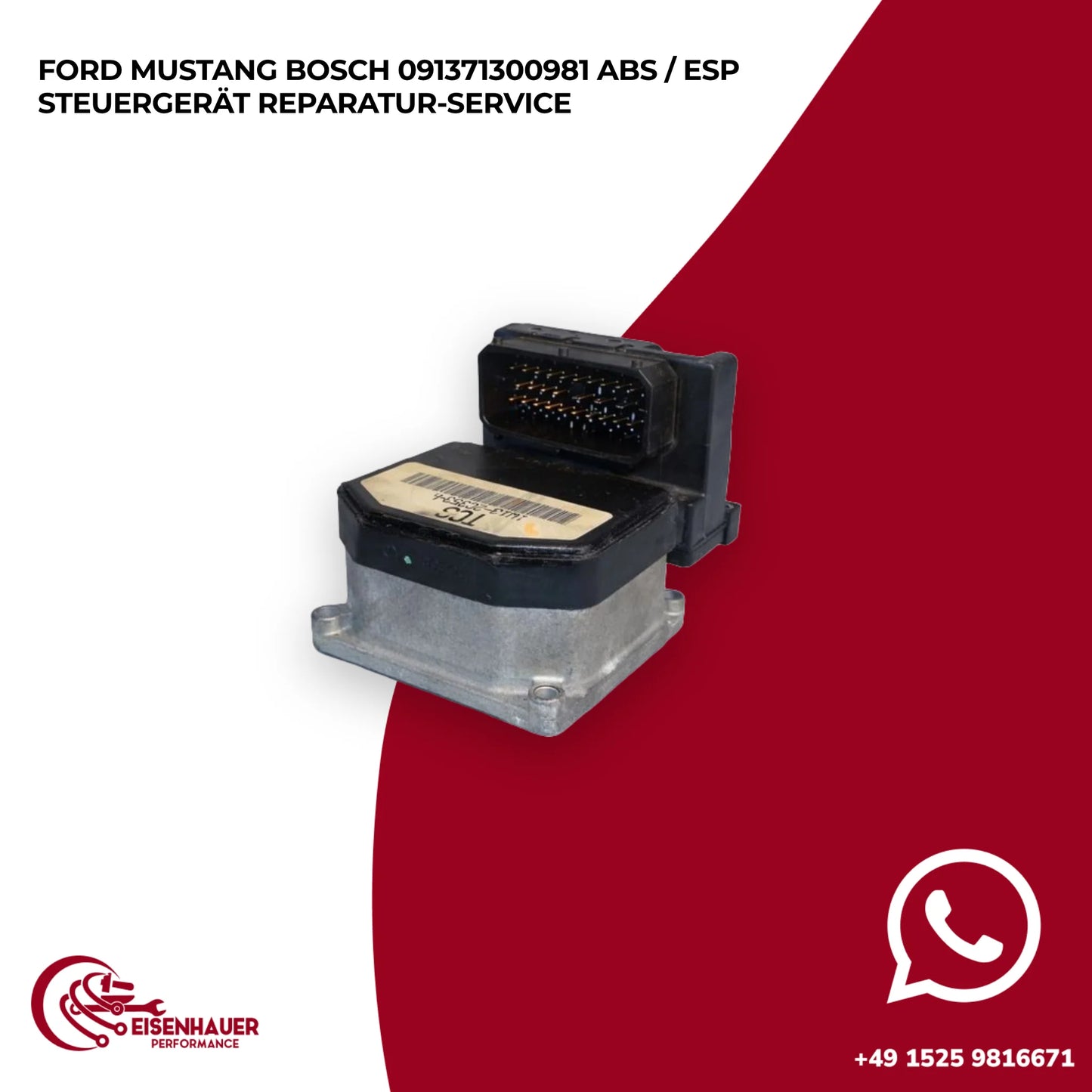 Ford Mustang Bosch 091371300981 ABS / ESP Steuergerät Reparatur Service
