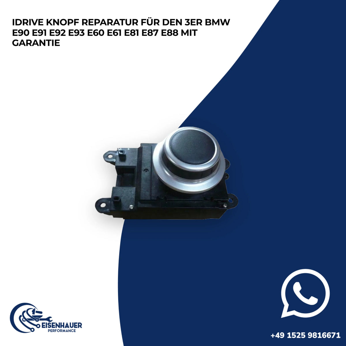 iDrive Knopf Reparatur für den 3er Bmw E90 E91 E92 E93 E60 E61 E81 E87 E88️ ️
