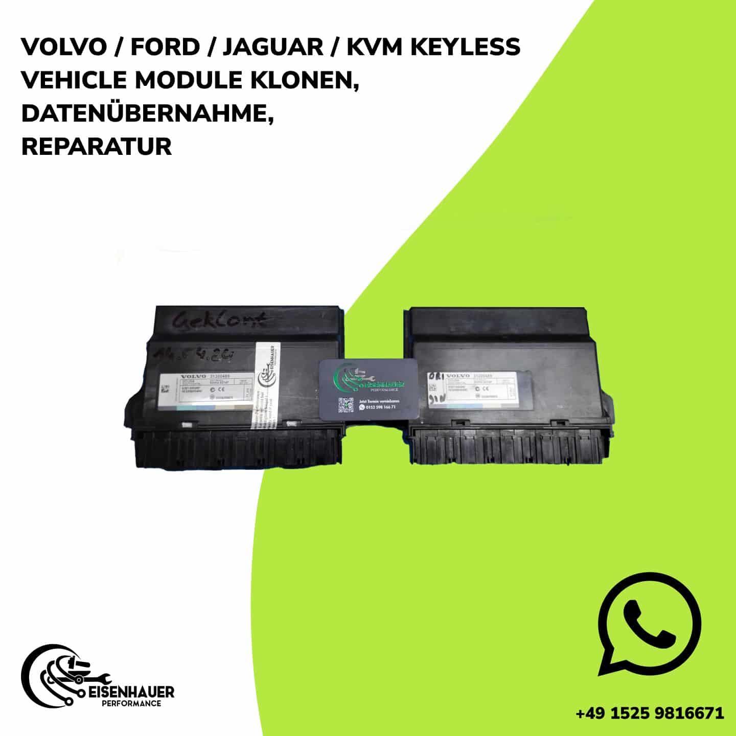 KVM Keyless Vehicle Module Professionell Klonen Datenübernahme Reparatur