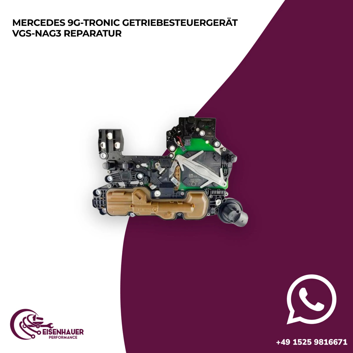 Mercedes 9G-Tronic Getriebesteuergerät VGS-NAG3 Reparatur