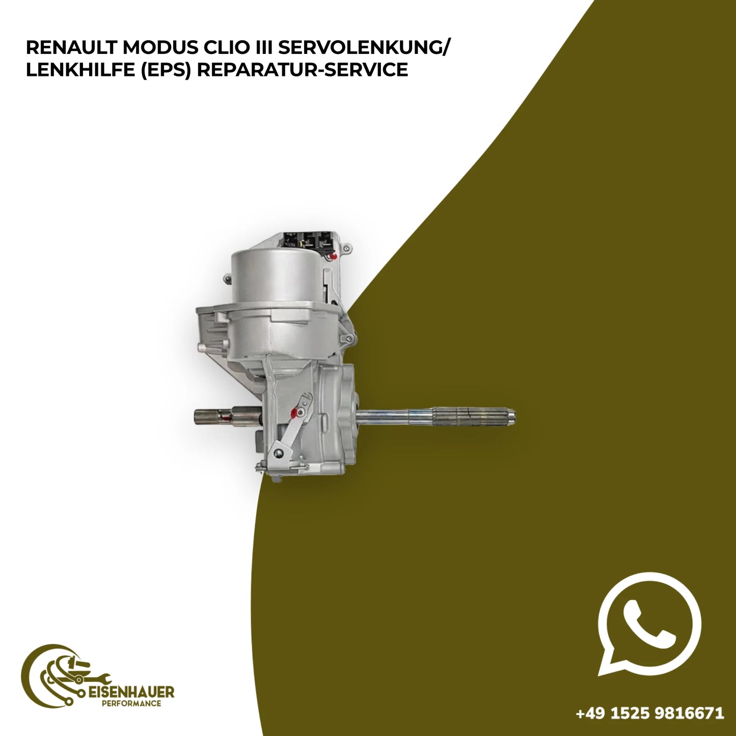 Renault Modus Clio III Servolenkung/ Lenkhilfe (EPS) Reparatur Service
