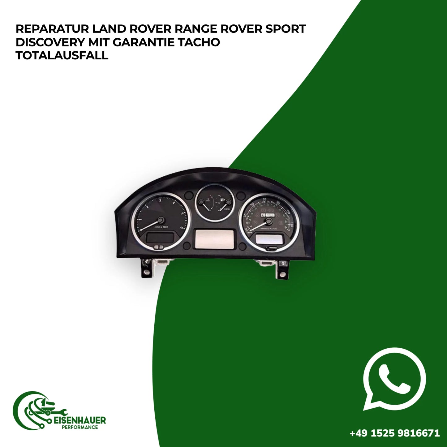 REPARATUR LAND ROVER RANGE ROVER SPORT DISCOVERY️ ️TACHO TOTALAUSFALL