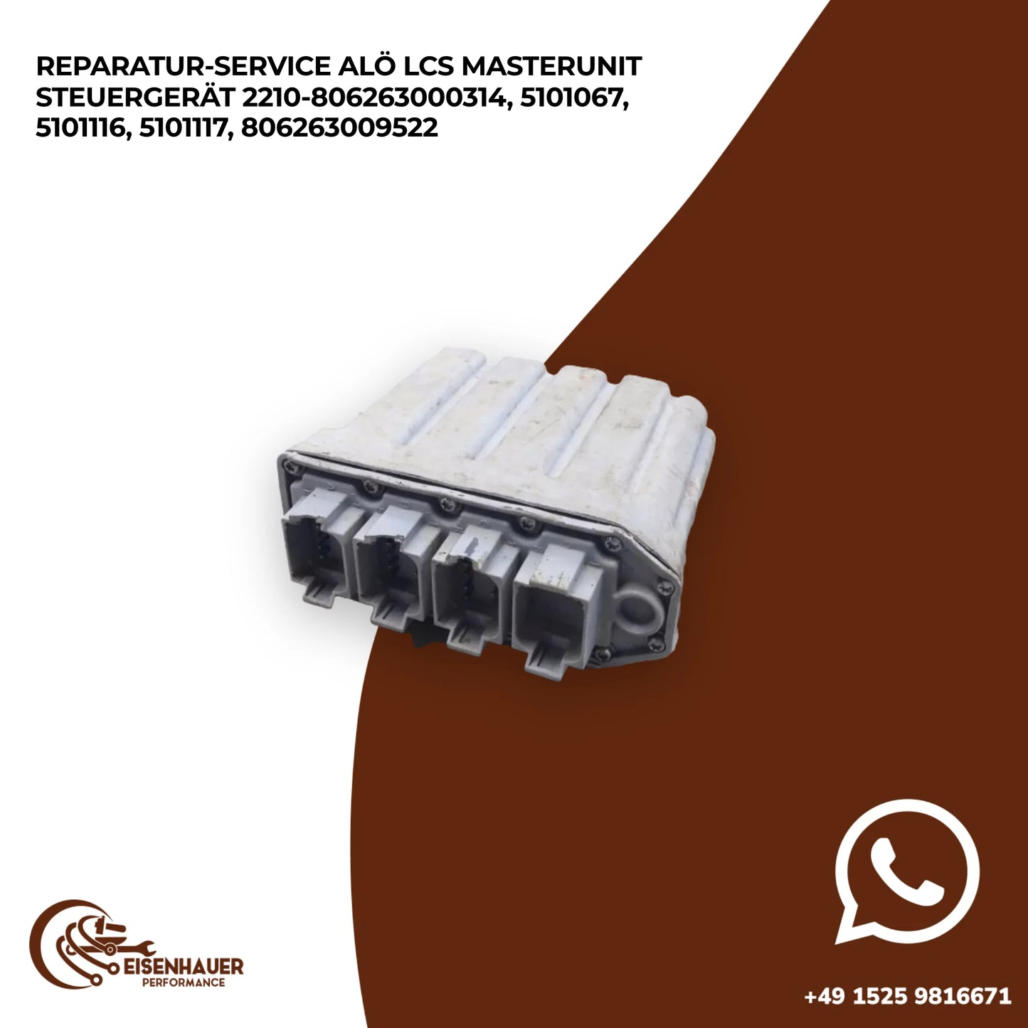 Reparatur Service Alö LCS Masterunit Steuergerät 2210-806263000314, 5101067, 5101116, 5101117, 806263009522