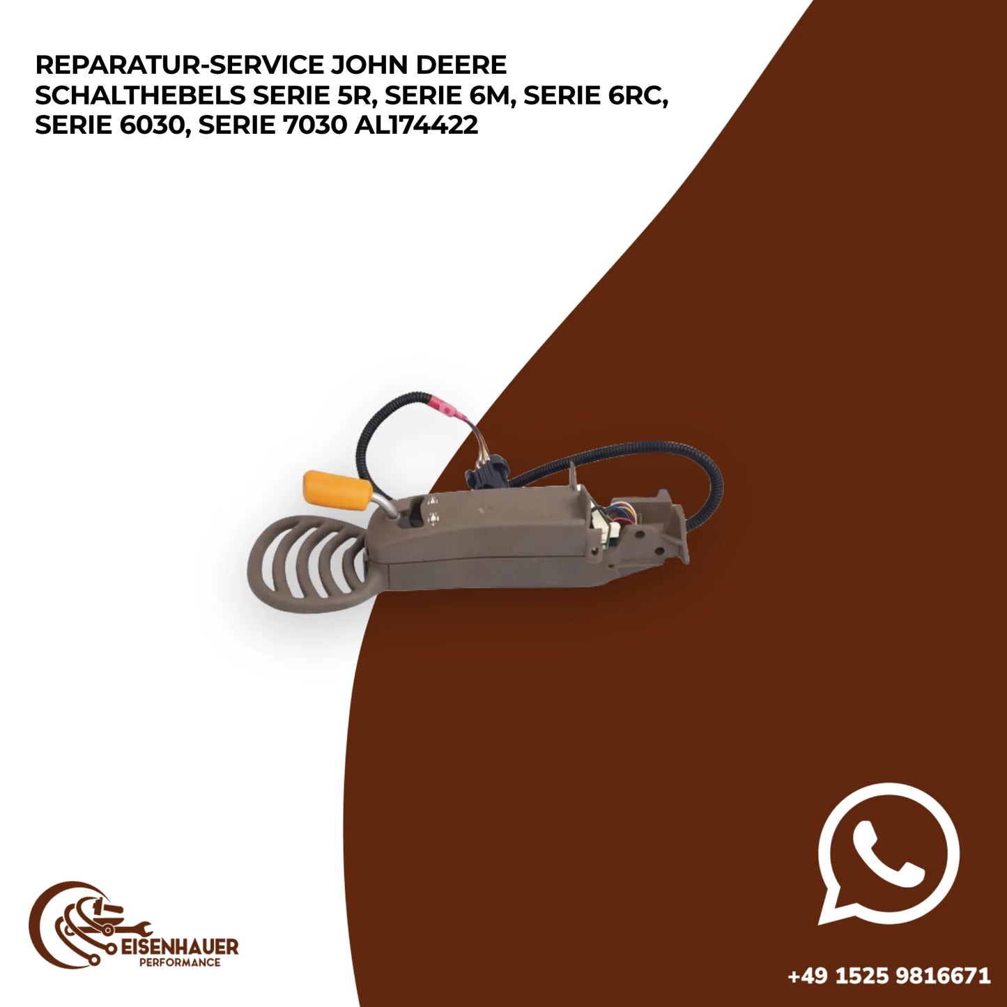 Reparatur Service John Deere Schalthebels Serie 5R, Serie 6M, Serie 6RC, Serie 6030, Serie 7030 AL174422