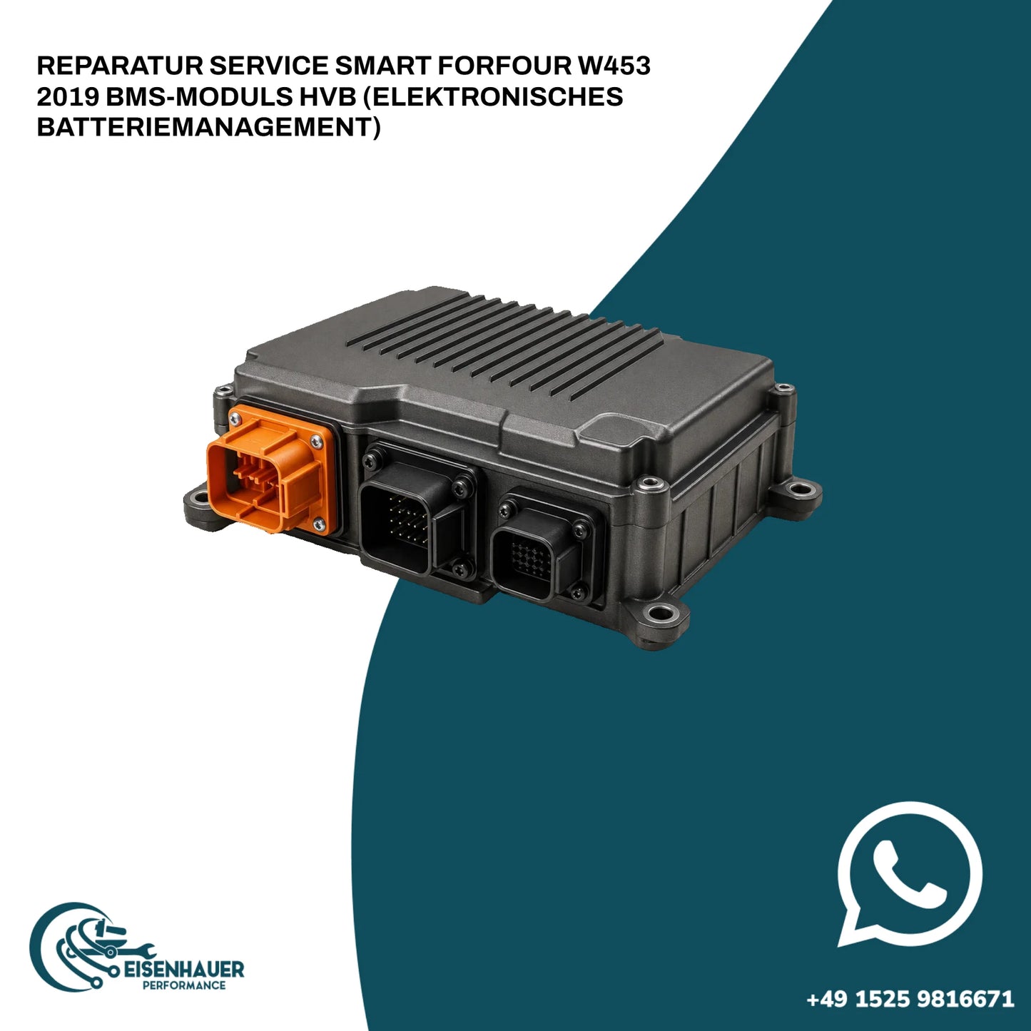 Reparatur Service Smart ForFour w453 2019 BMS-Moduls HVB (Elektronisches Batteriemanagement)