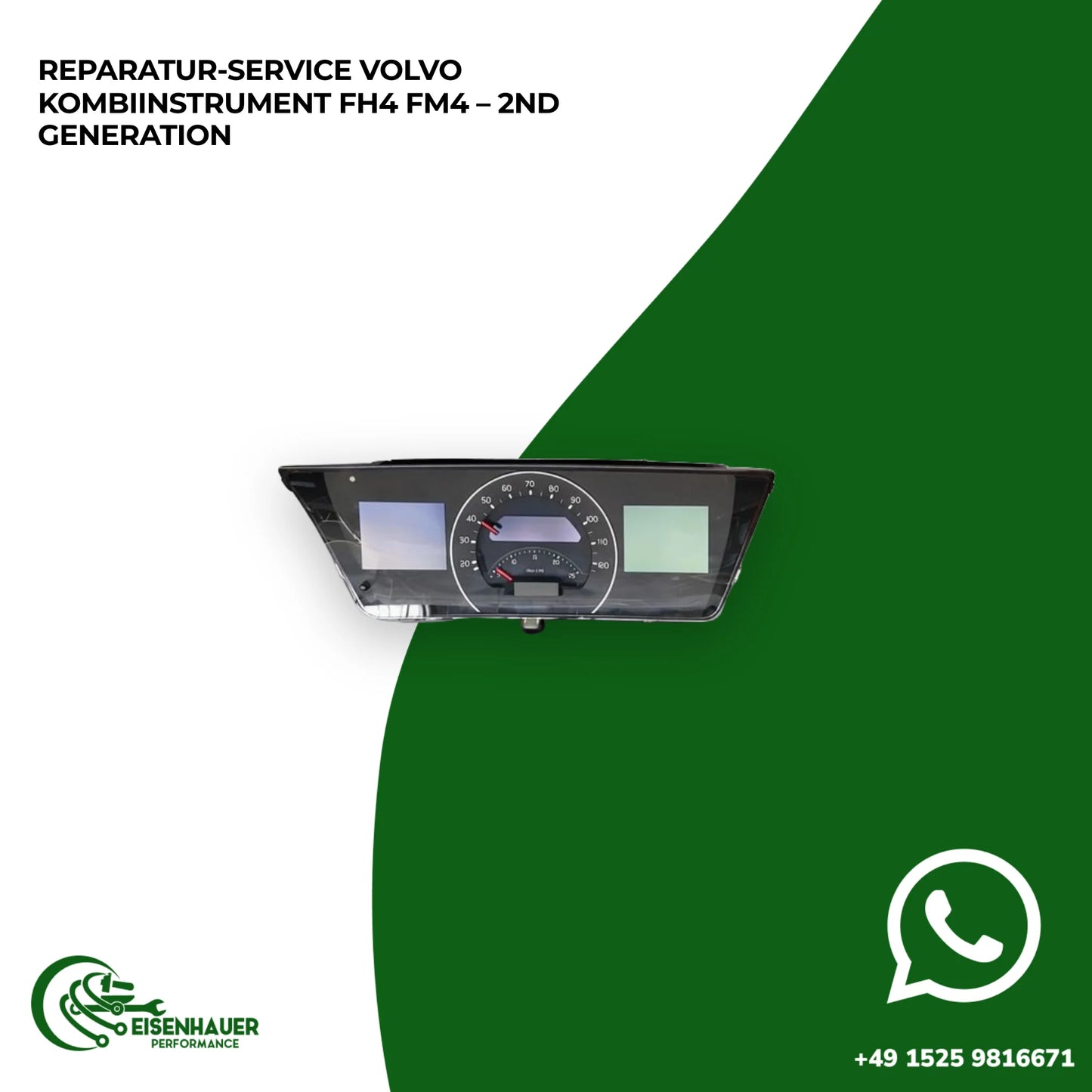 Reparatur Service Volvo Kombiinstrument FH4 FM4 – 2nd generation
