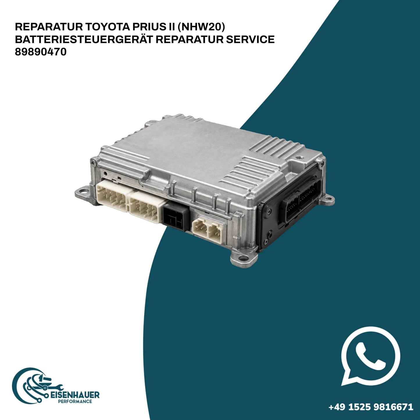 Reparatur Toyota Prius II (NHW20) Batteriesteuergerät Reparatur Service 89890470