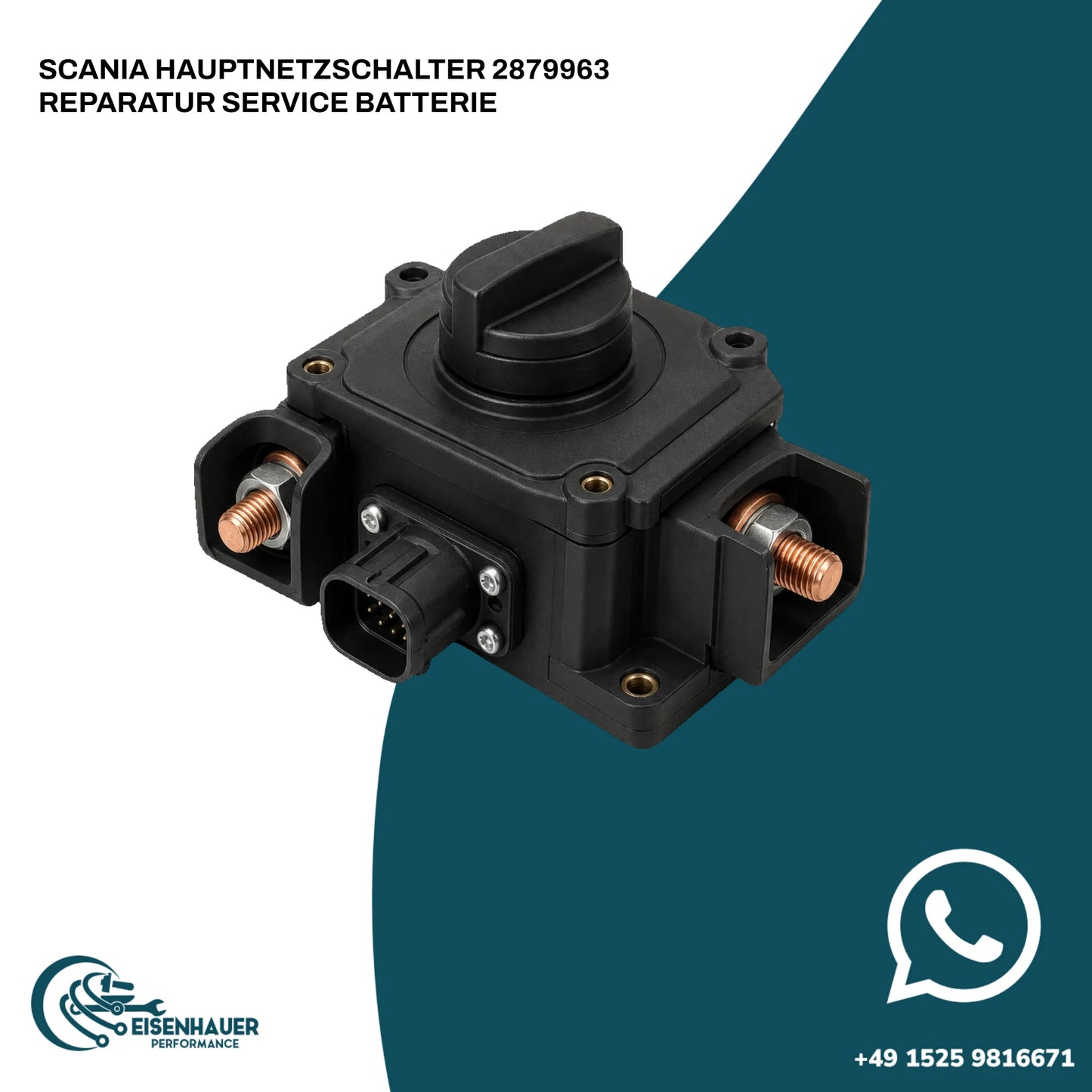 SCANIA HAUPTNETZSCHALTER 2879963 Reparatur Service Batterie