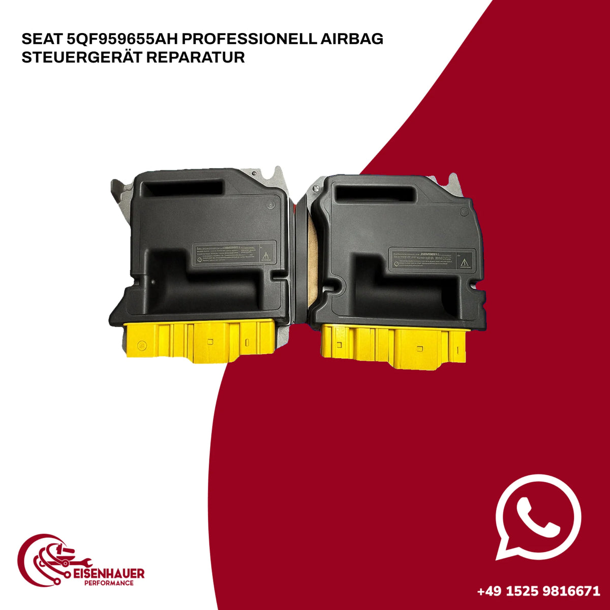 Seat 5QF959655AH Professionell Airbag Steuergerät Reparatur