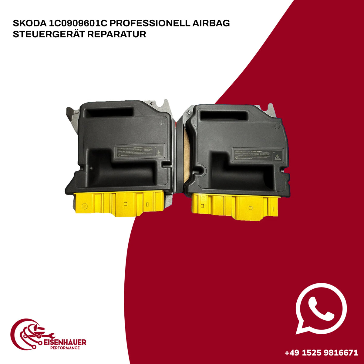 Skoda 1C0909601C Professionell Airbag Steuergerät Reparatur