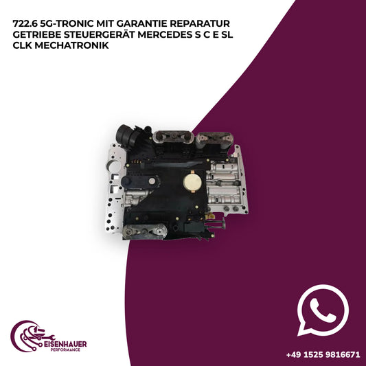 722.6 5G-Tronic️ ️Reparatur Getriebe Steuergerät MERCEDES S C E SL CLK Mechatronik