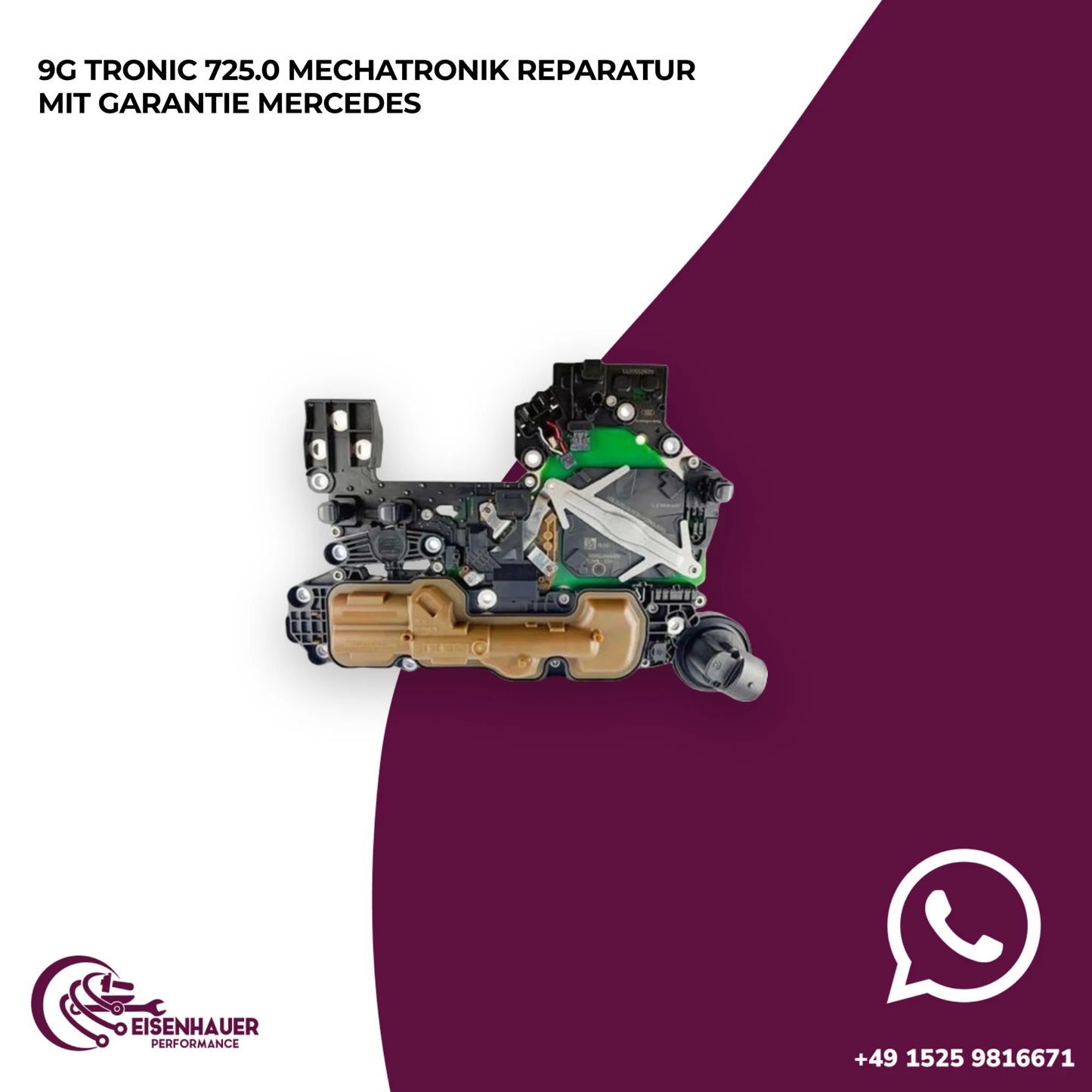 9G Tronic 725.0 Mechatronik Reparatur Mercedes