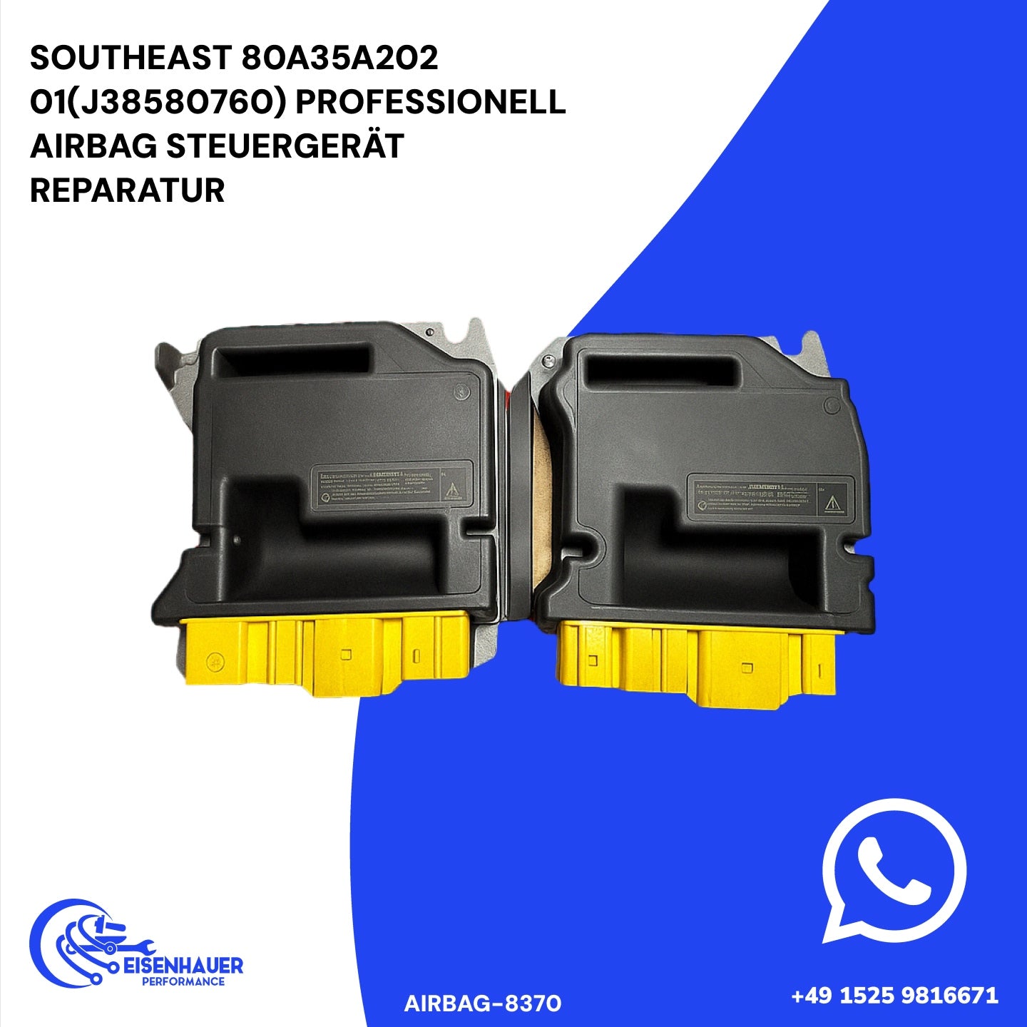 SouthEast 80A35A202 01(J38580760) Professionell Airbag Steuergerät Reparatur