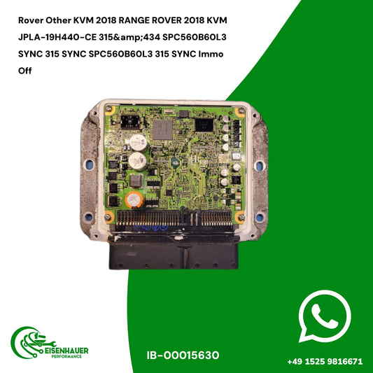 Rover Other KVM 2018 RANGE ROVER 2018 KVM JPLA-19H440-CE 315&amp;434 SPC560B60L3 SYNC 315 SYNC SPC560B60L3 315 SYNC Immo Off