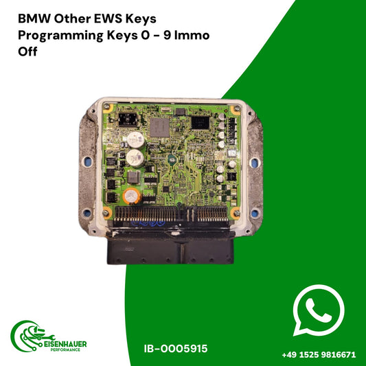 BMW Other EWS Keys Programming Keys 0 - 9 Immo Off