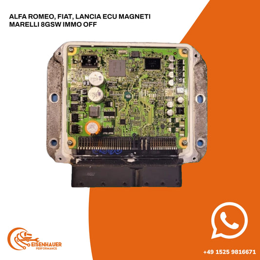 Alfa Romeo, Fiat, Lancia ECU Magneti Marelli 8GSW Immo Off