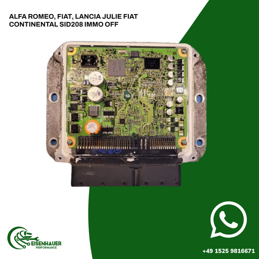 Alfa Romeo, Fiat, Lancia Julie Fiat Continental SID208 Immo Off