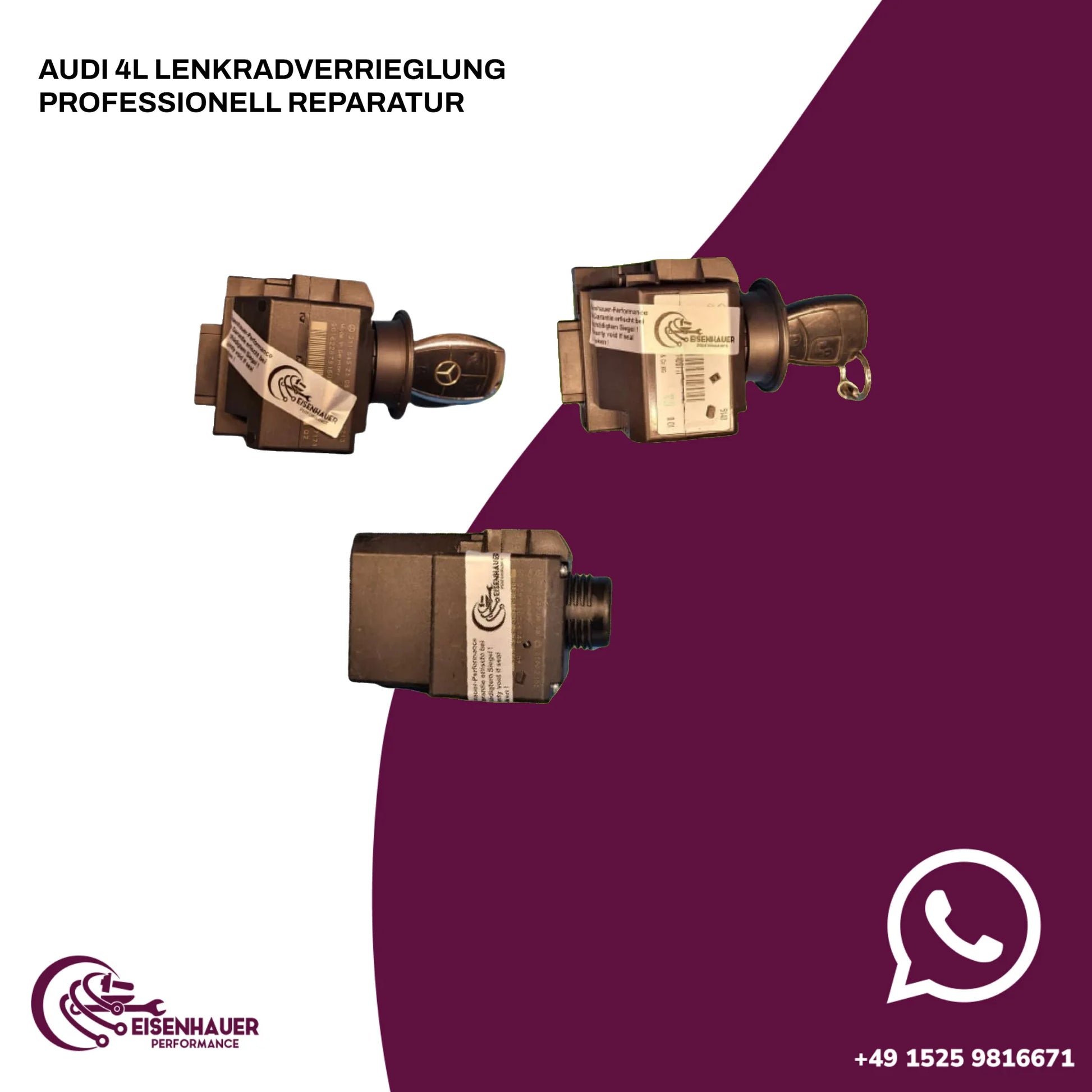 Audi 4L Lenkradverrieglung Professionell Reparatur