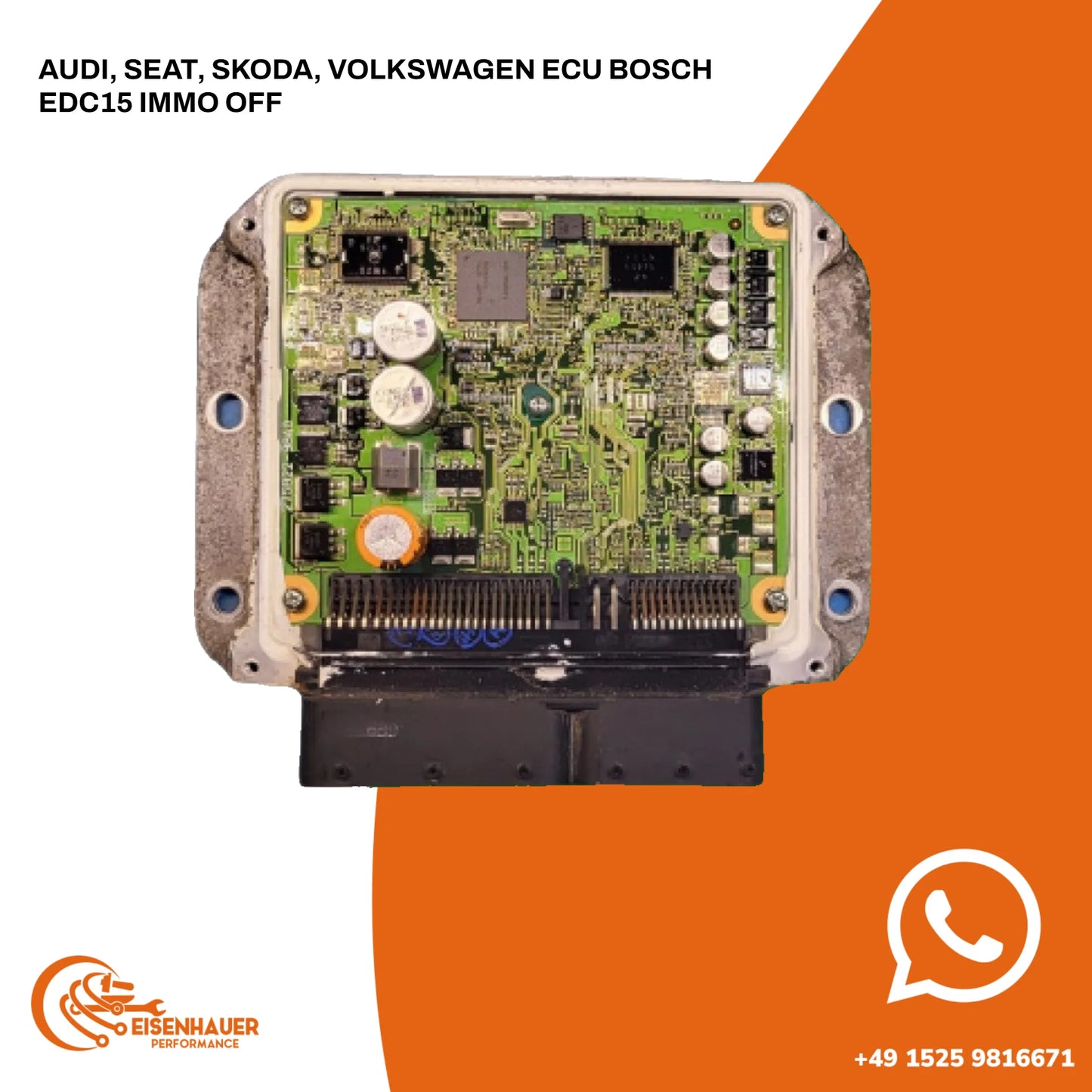 Audi, Seat, Skoda, Volkswagen ECU Bosch EDC15 Immo Off