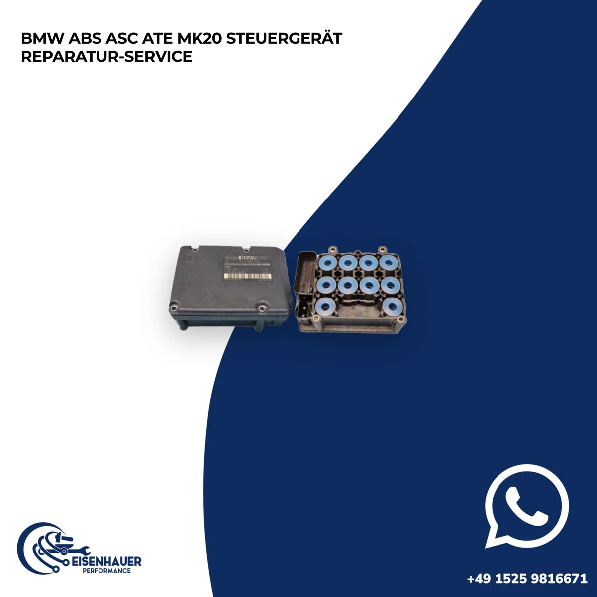 BMW ABS ASC ATE MK20 Steuergerät Reparatur Service