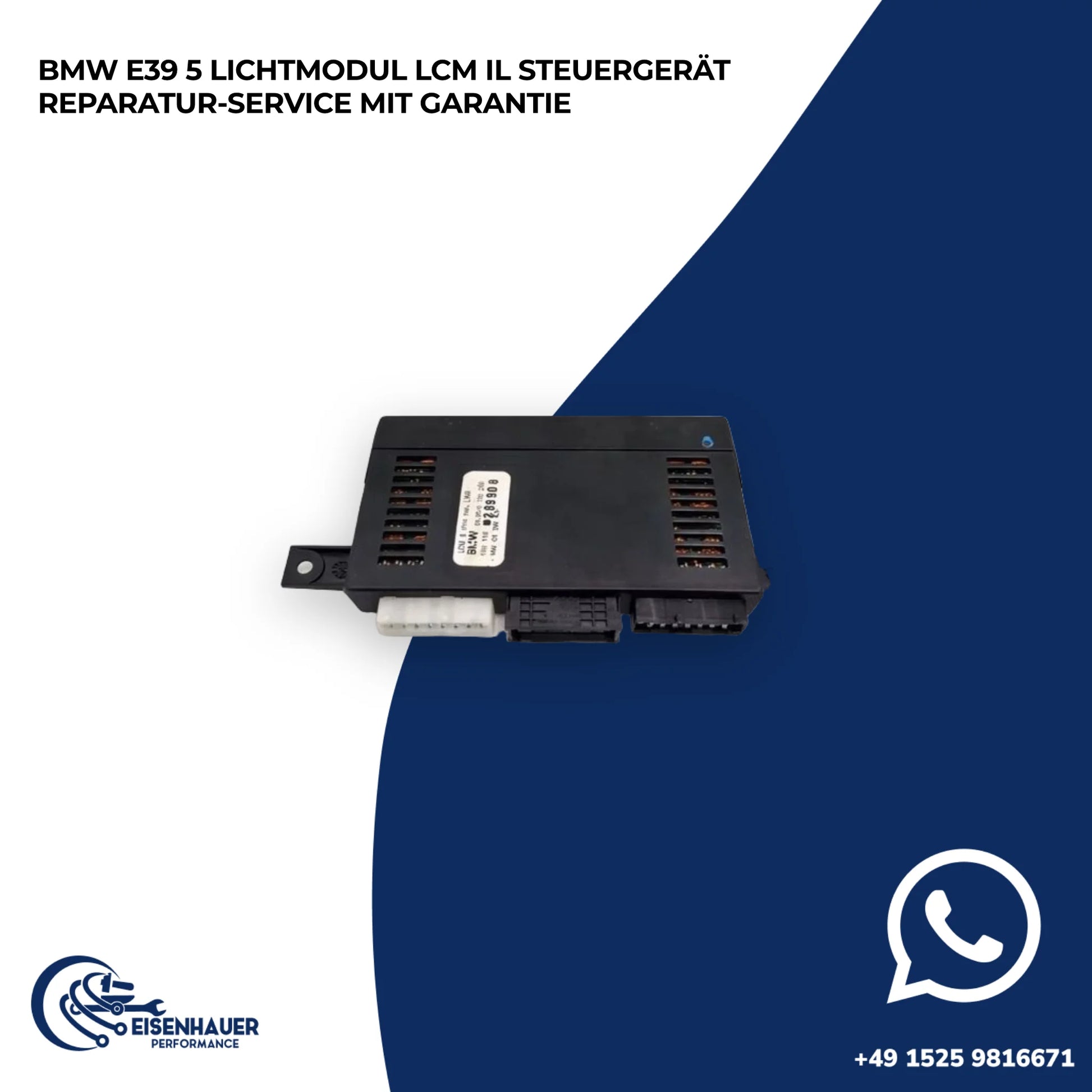 BMW E39 5 Lichtmodul LCM Il Steuergerät Reparatur Service️ ️