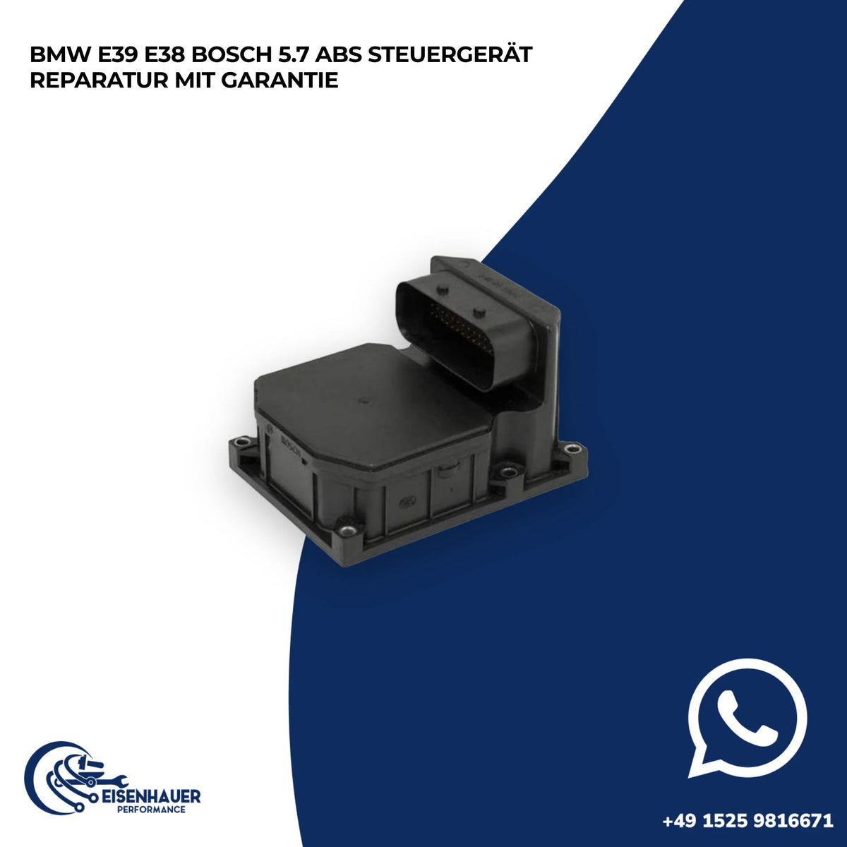 BMW E39 E38 Bosch 5.7 ABS Steuergerät Reparatur️ ️