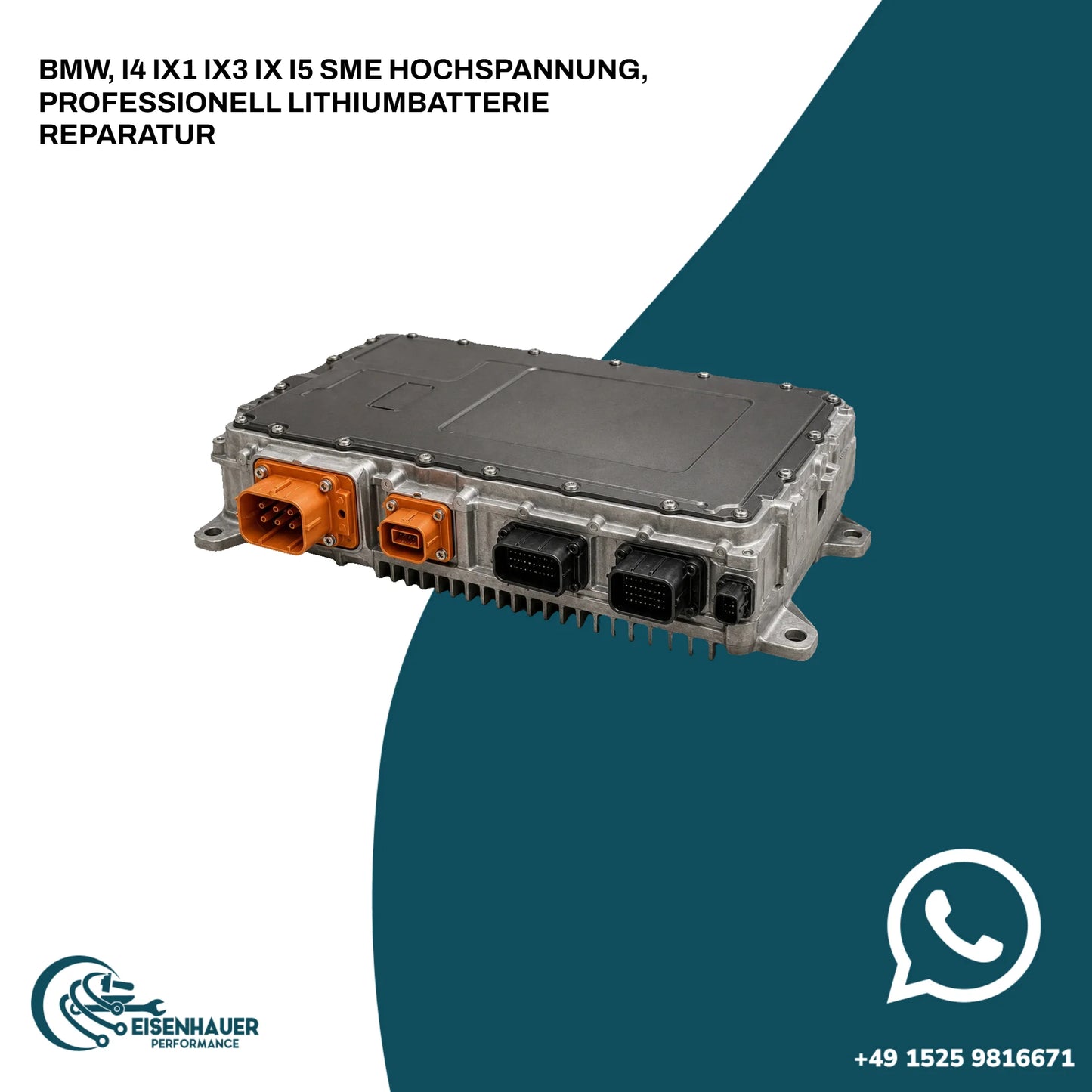 BMW, I4 IX1 IX3 IX I5 SME Hochspannung, PROFESSIONELL LITHIUMBATTERIE REPARATUR