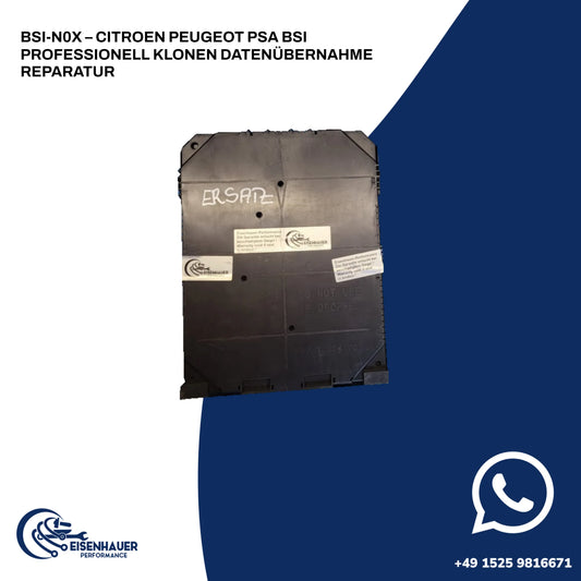 BSI-N0X – CITROEN PEUGEOT PSA BSI Professionell Klonen Datenübernahme Reparatur