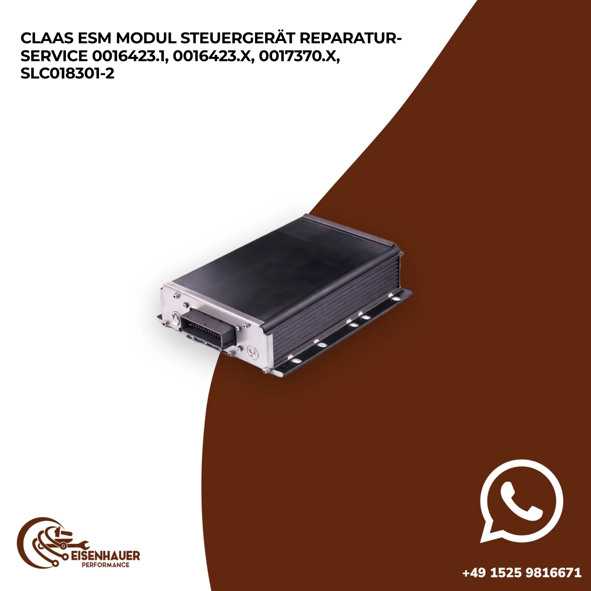 Claas ESM Modul Steuergerät Reparatur Service 0016423.1, 0016423.X, 0017370.X, SLC018301-2
