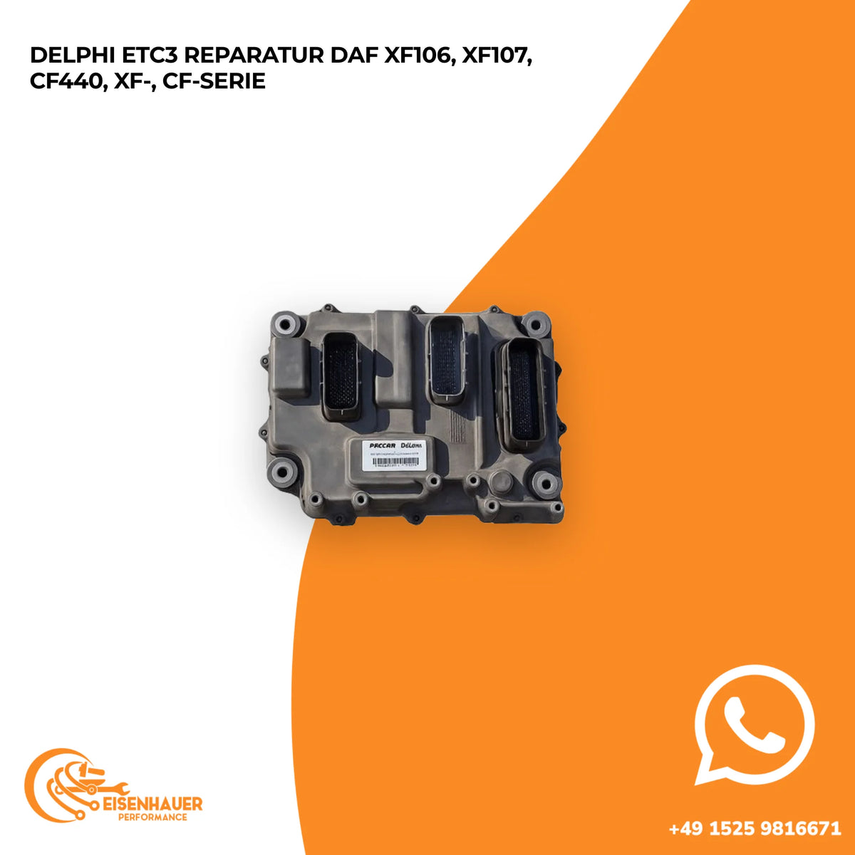 Delphi ETC3 Reparatur DAF XF106, XF107, CF440, XF-, CF-Serie