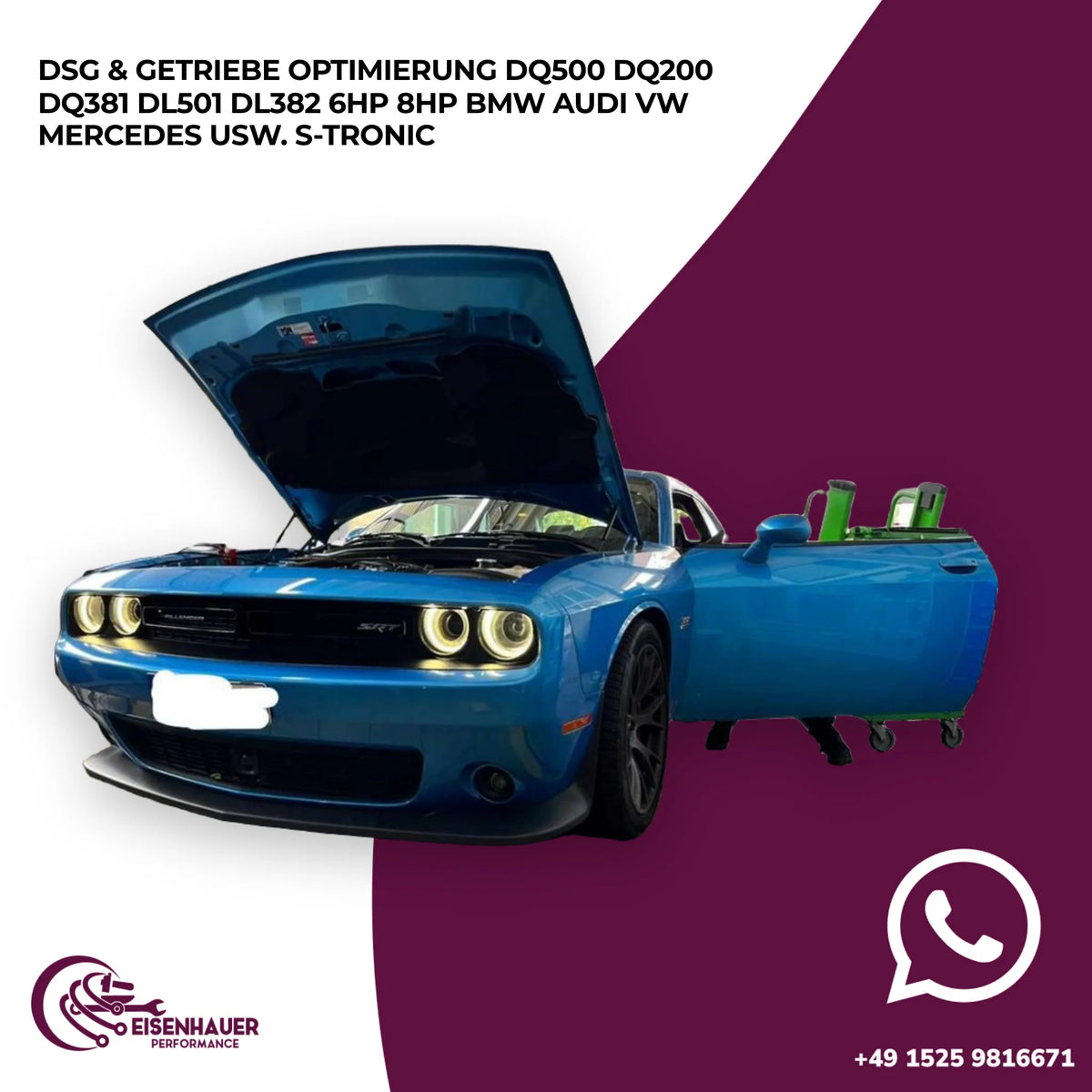 ️DSG & Getriebe Optimierung DQ500 DQ200 DQ381 Dl501 DL382 6HP 8HP BMW Audi VW Mercedes Usw. S-Tronic