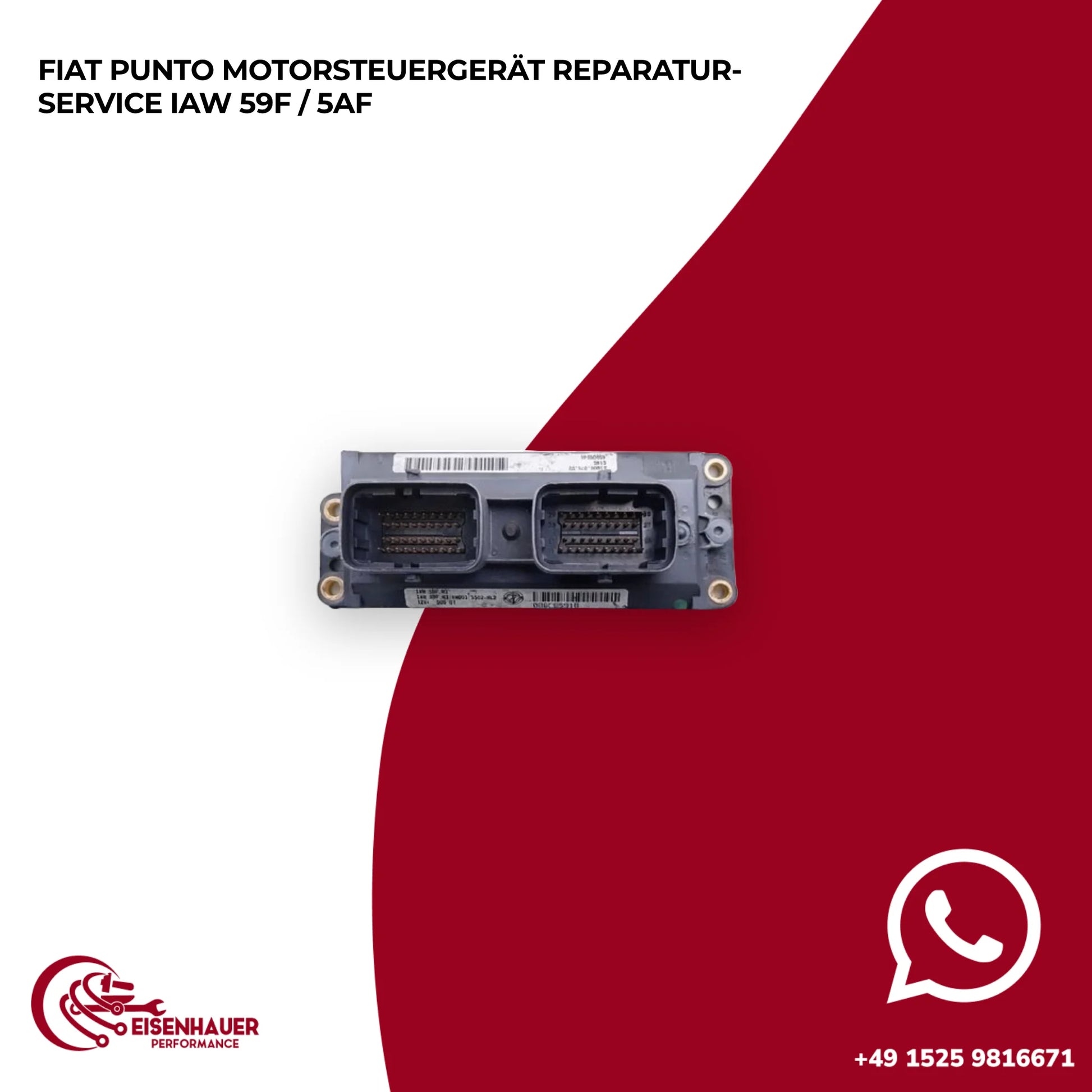 Fiat Punto Motorsteuergerät Reparatur Service IAW 59F / 5AF