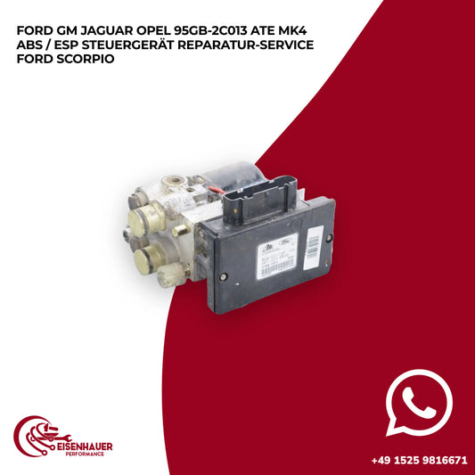 Ford GM Jaguar Opel 95GB-2c013 ATE MK4 ABS / ESP Steuergerät Reparatur Service Ford Scorpio