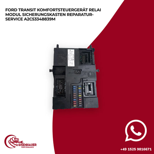 Ford Transit Komfortsteuergerät Relai Modul Sicherungskasten Reparatur Service A2C53348839M