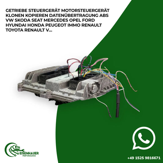 Getriebe Steuergerät Motorsteuergerät Klonen Kopieren Datenübertragung ABS VW Skoda Seat Mercedes Opel Ford…