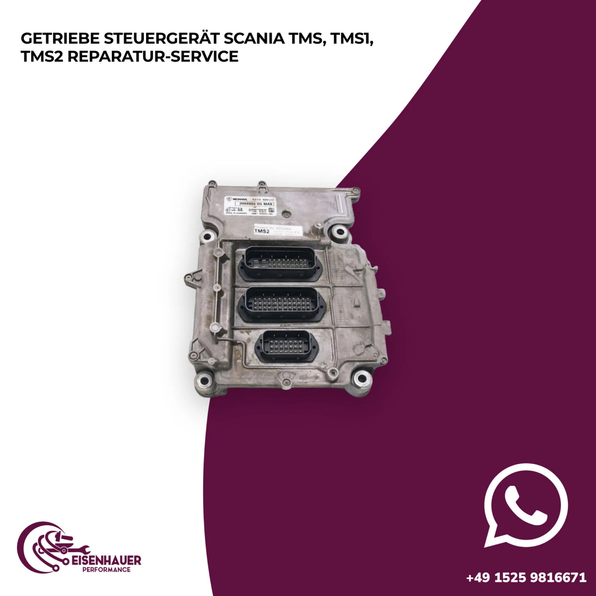 Getriebe Steuergerät Scania TMS, TMS1, TMS2 Reparatur Service