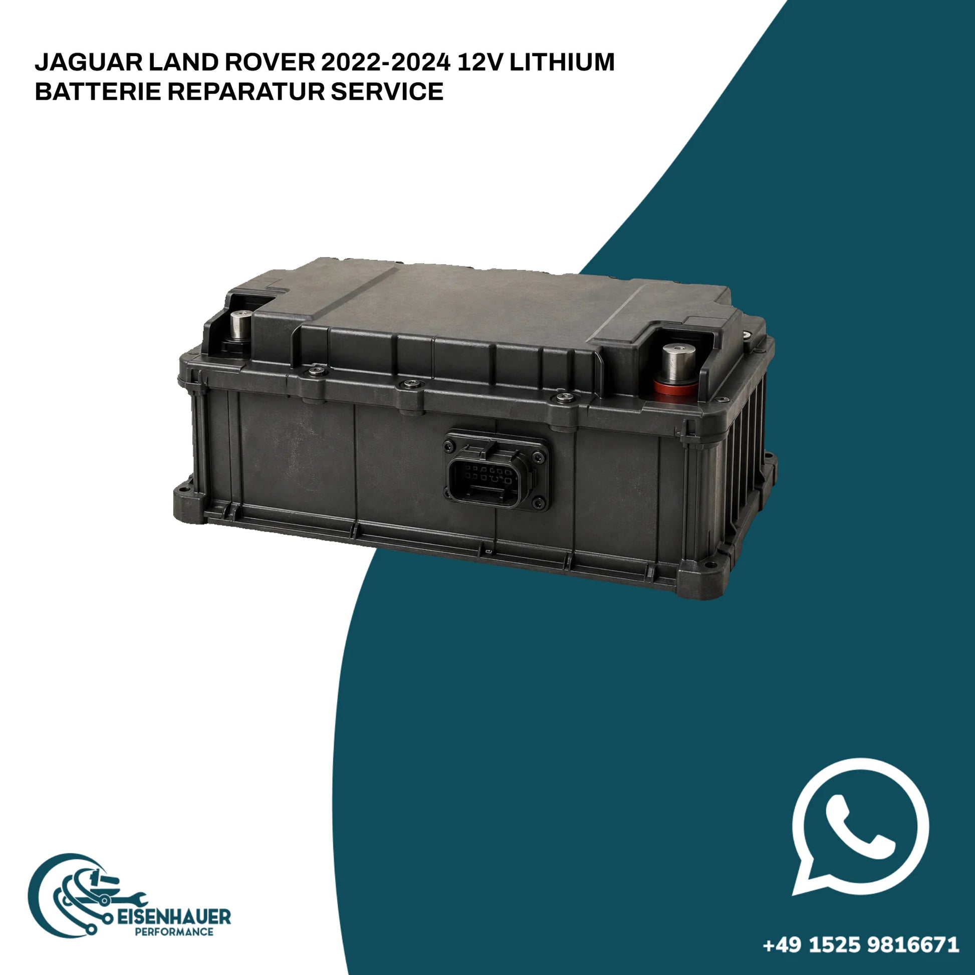 Jaguar Land Rover 2022-2024 12V Lithium Batterie Reparatur Service