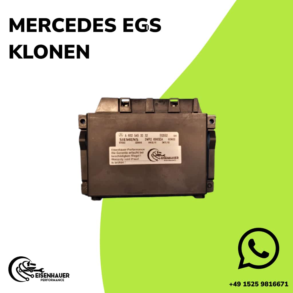 Mercedes Benz EGS52 - Klonen, Datenübertragung, Kopieren, Clone