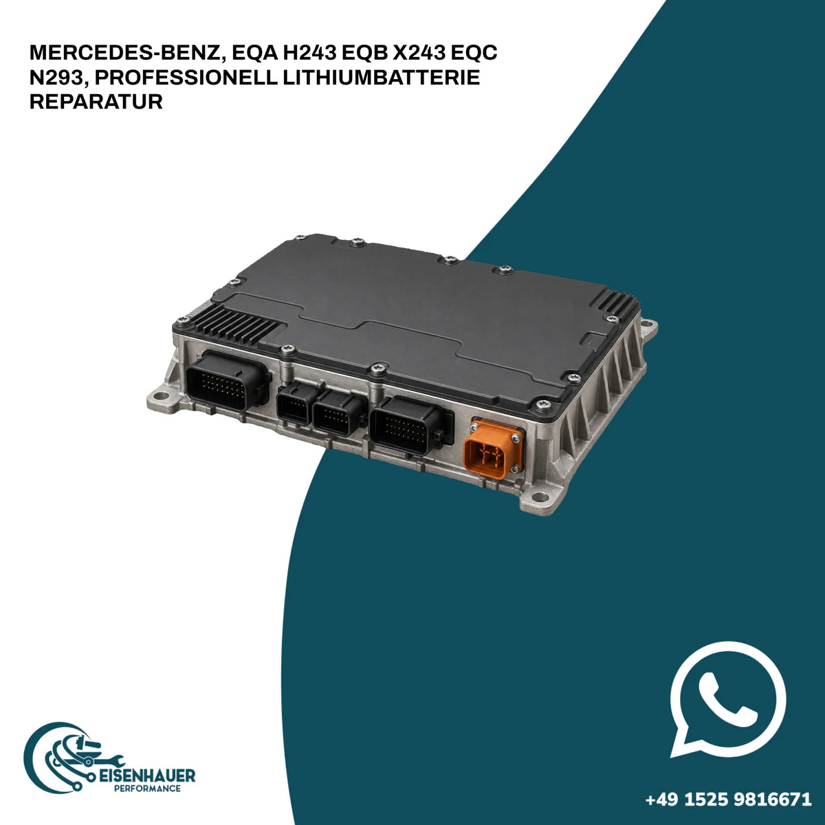 MERCEDES-BENZ, EQA H243 EQB X243 EQC N293, PROFESSIONELL LITHIUMBATTERIE REPARATUR