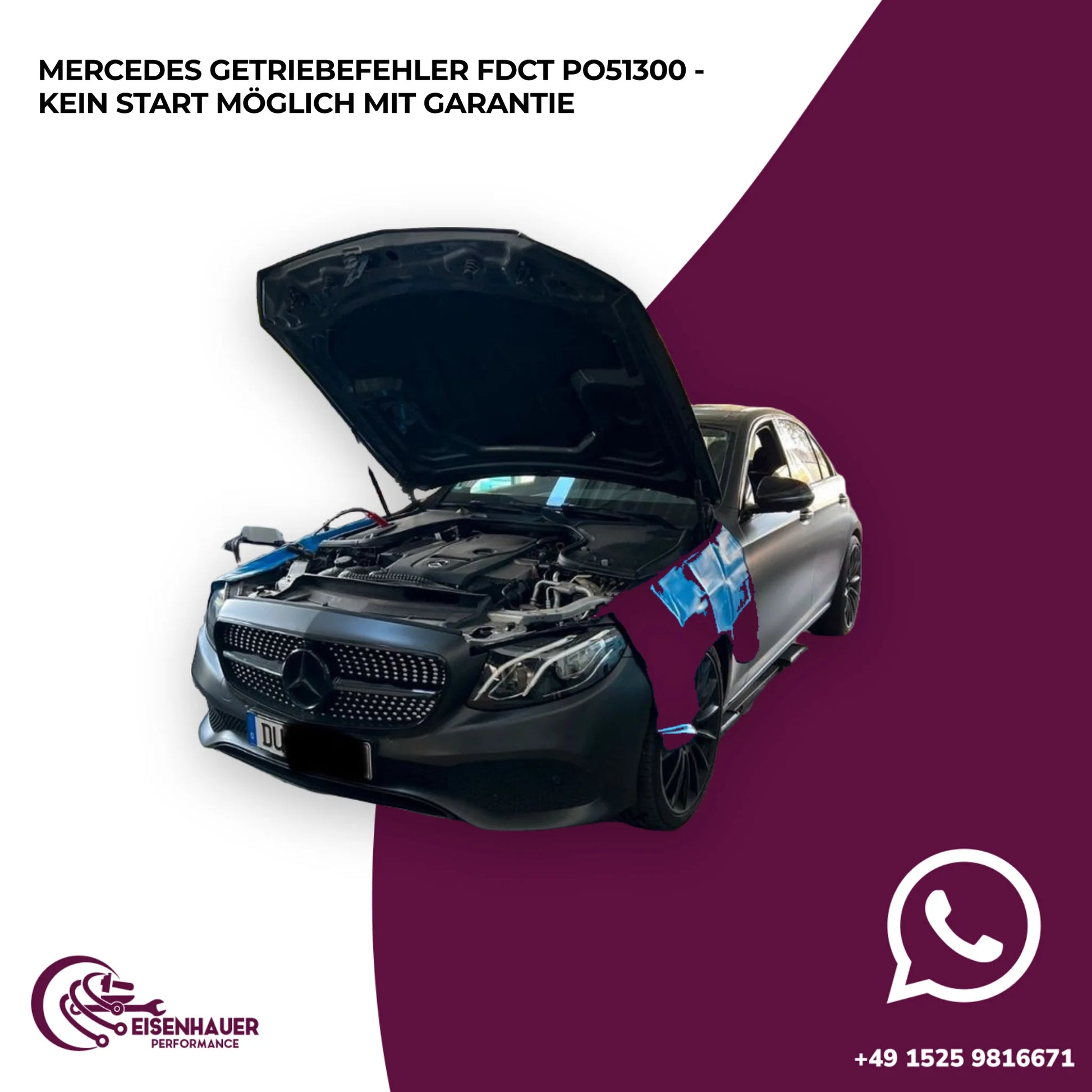 Mercedes Getriebefehler FDCT PO51300 - kein Start möglich️ ️