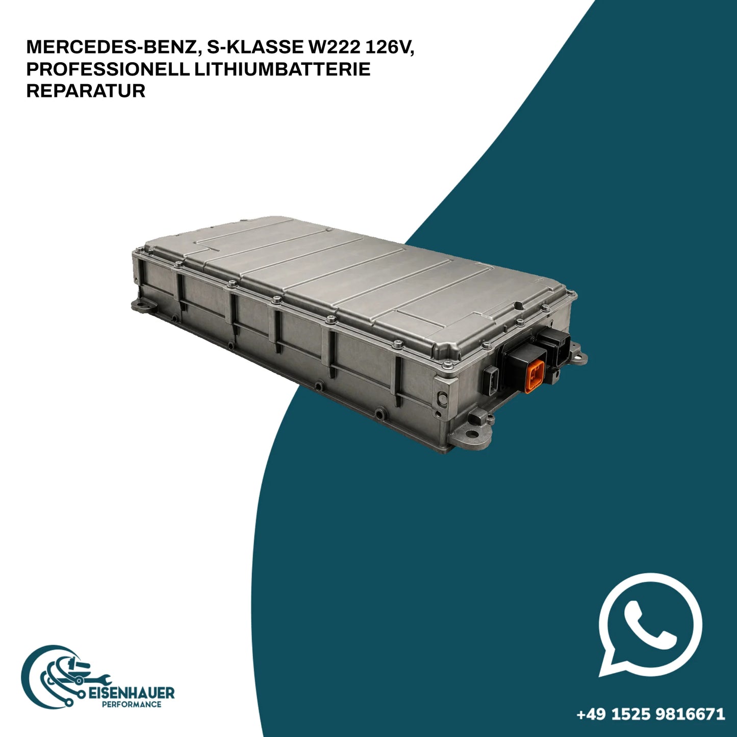 MERCEDES-BENZ, S-Klasse W222 126V, PROFESSIONELL LITHIUMBATTERIE REPARATUR