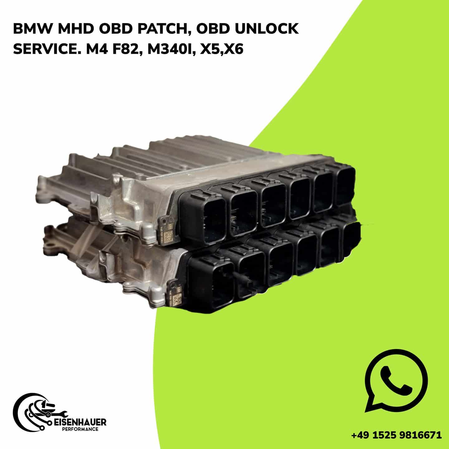 BMW MHD OBD Patch F82 OBD Professionell UNLOCK Service